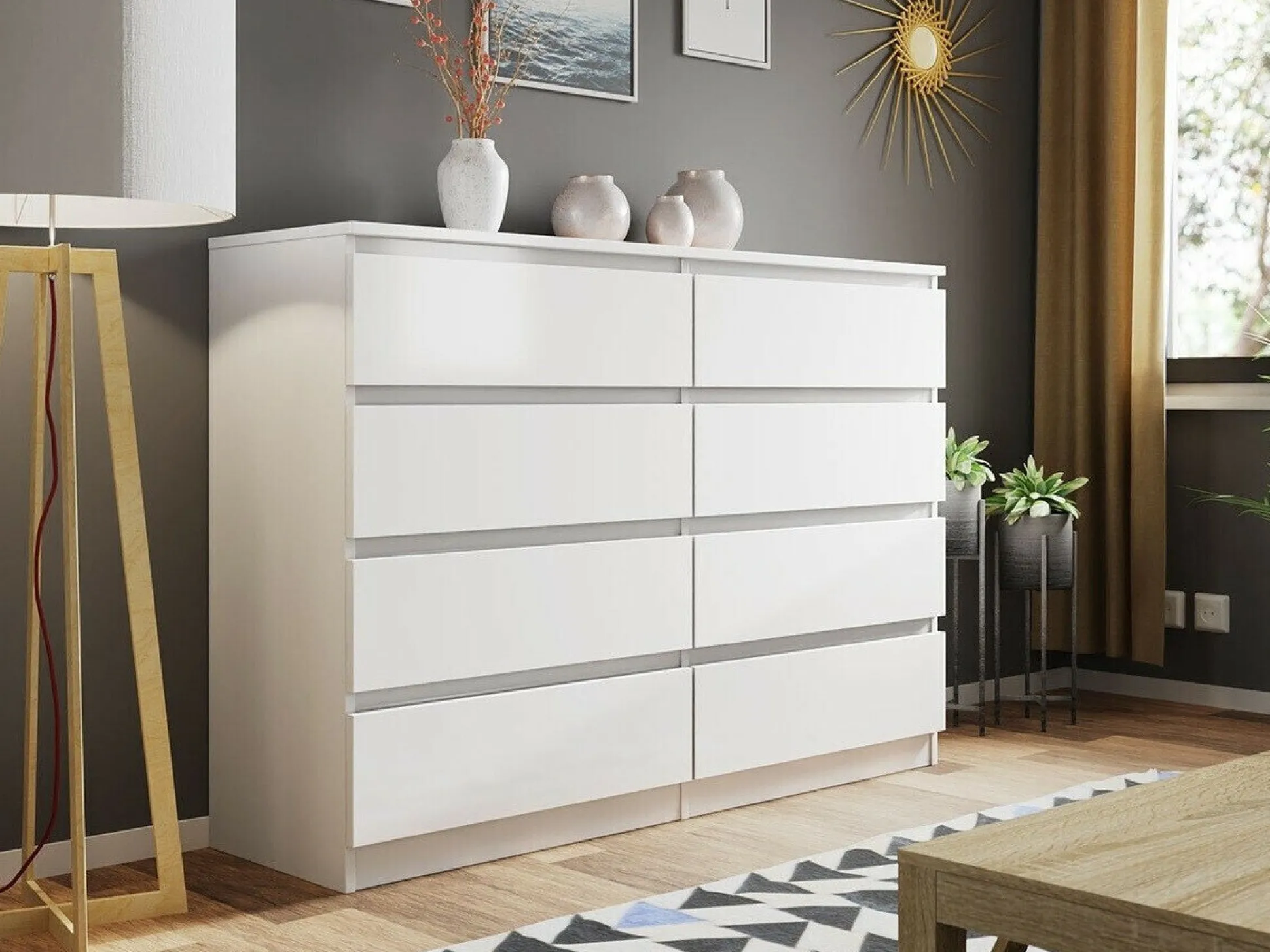 Kommode Comfivo Structor III (Hvid)