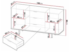 Kommode Decus I (Kashmir)