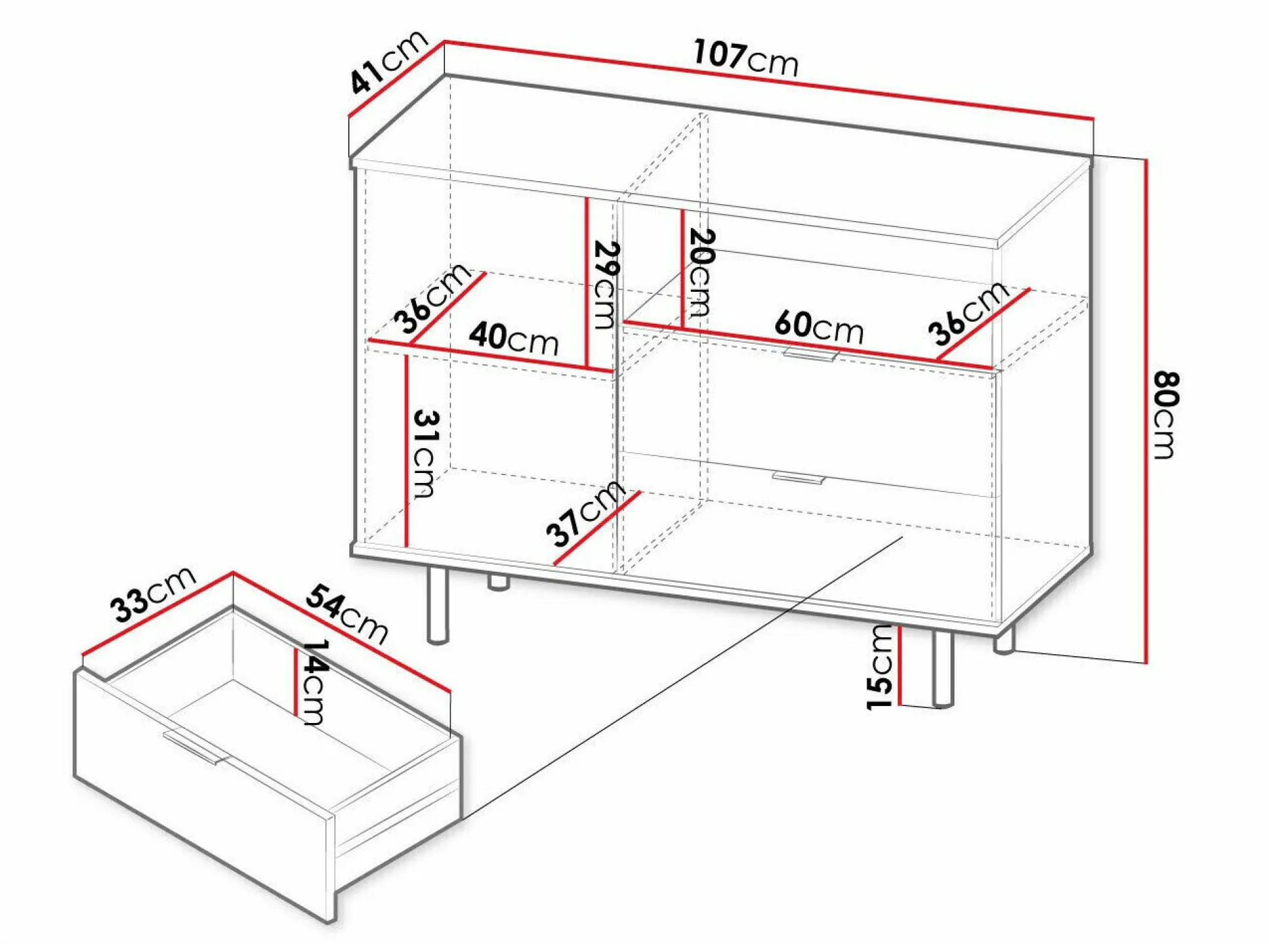 Kommode Decus (Kashmir)
