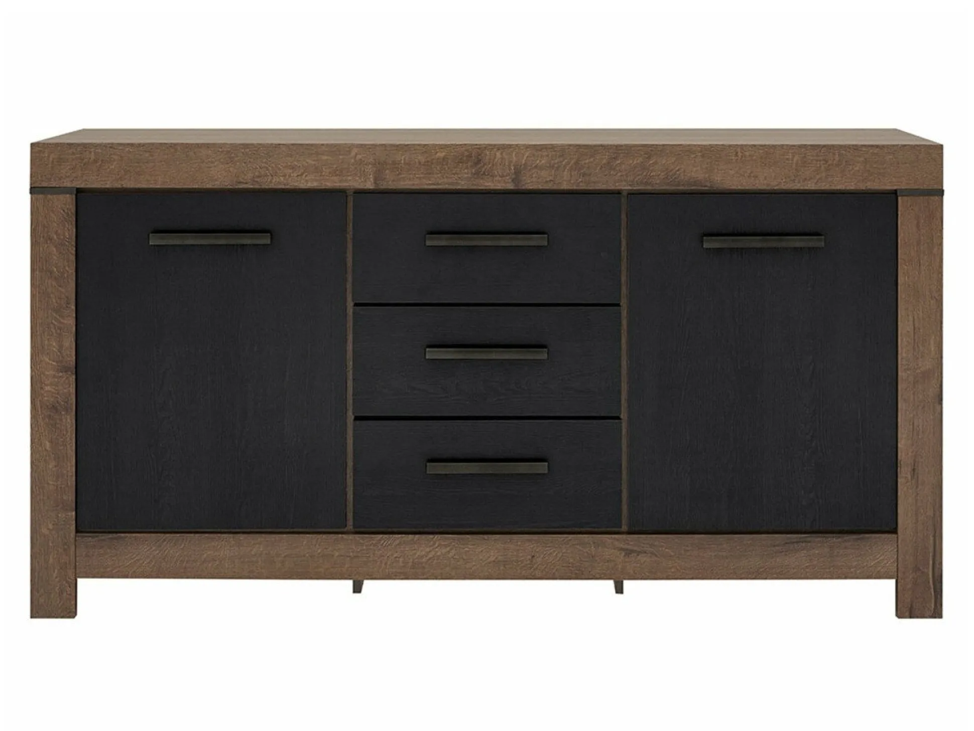 Kommode Dunfelu 100 (Kloster eg + Sort eg)