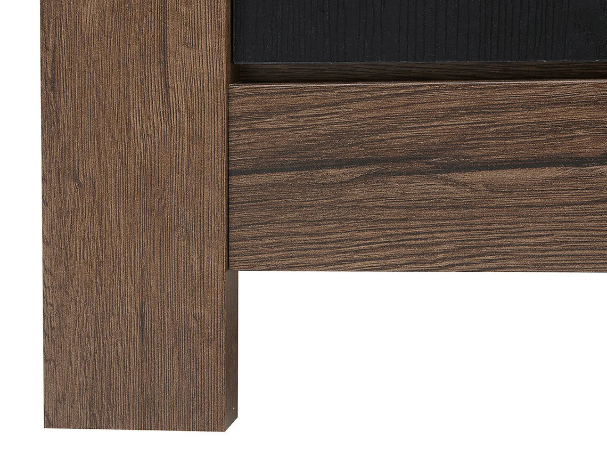 Kommode Dunfelu 100 (Kloster eg + Sort eg)