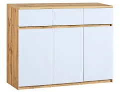 Kommode Evaropha 105 (Wotan eg + Hvid)