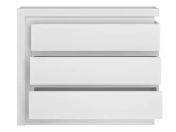 Kommode Feldeli 108 (Hvid + Glansfuld hvid)