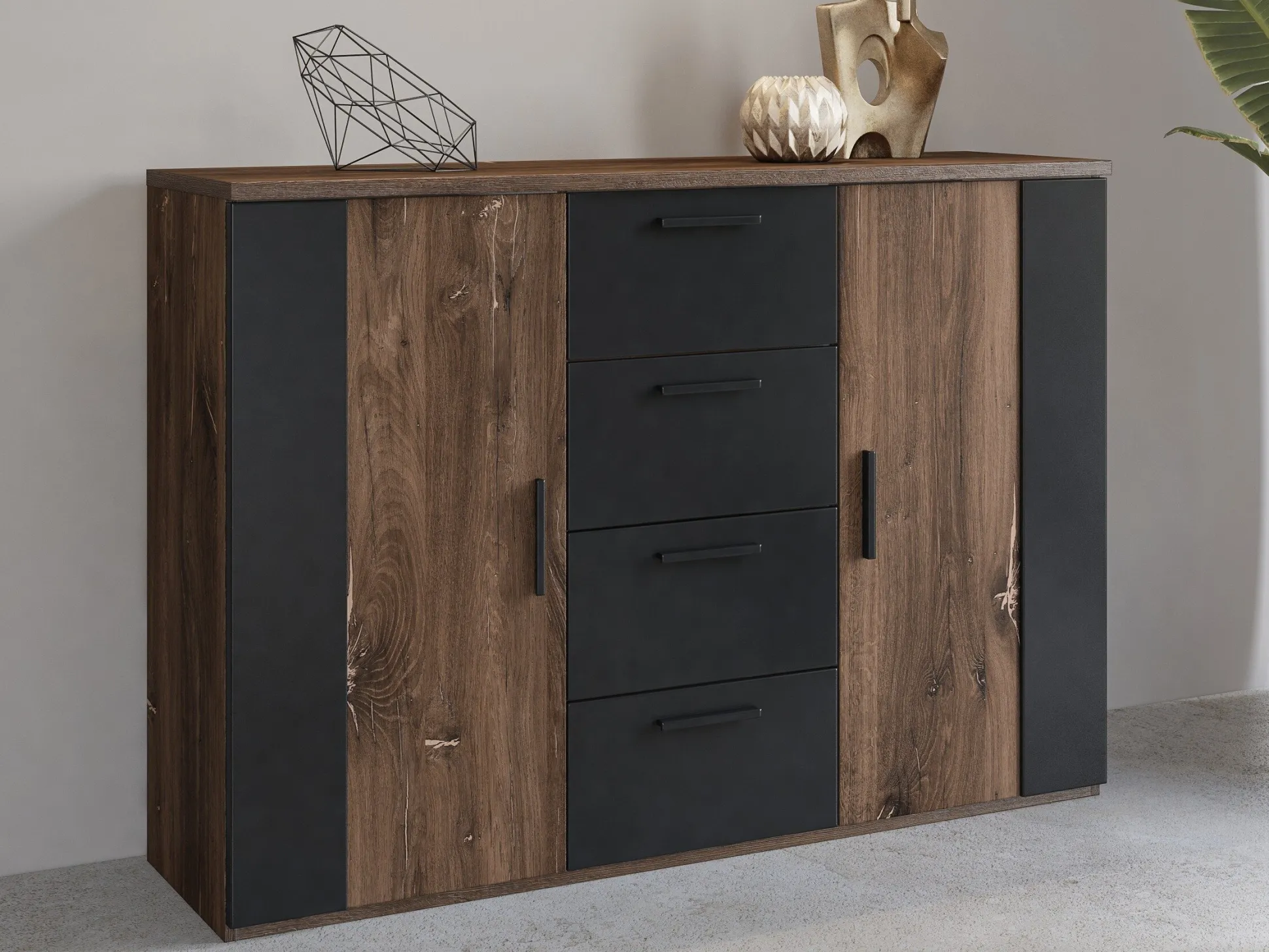 Kommode Felelie 102 (Tamus Flagstaf egetræ + Kobber)