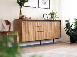 Kommode Fernolu 100 (Artisan eg + Sort)