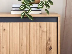 Kommode Fernolu 100 (Artisan eg + Sort)