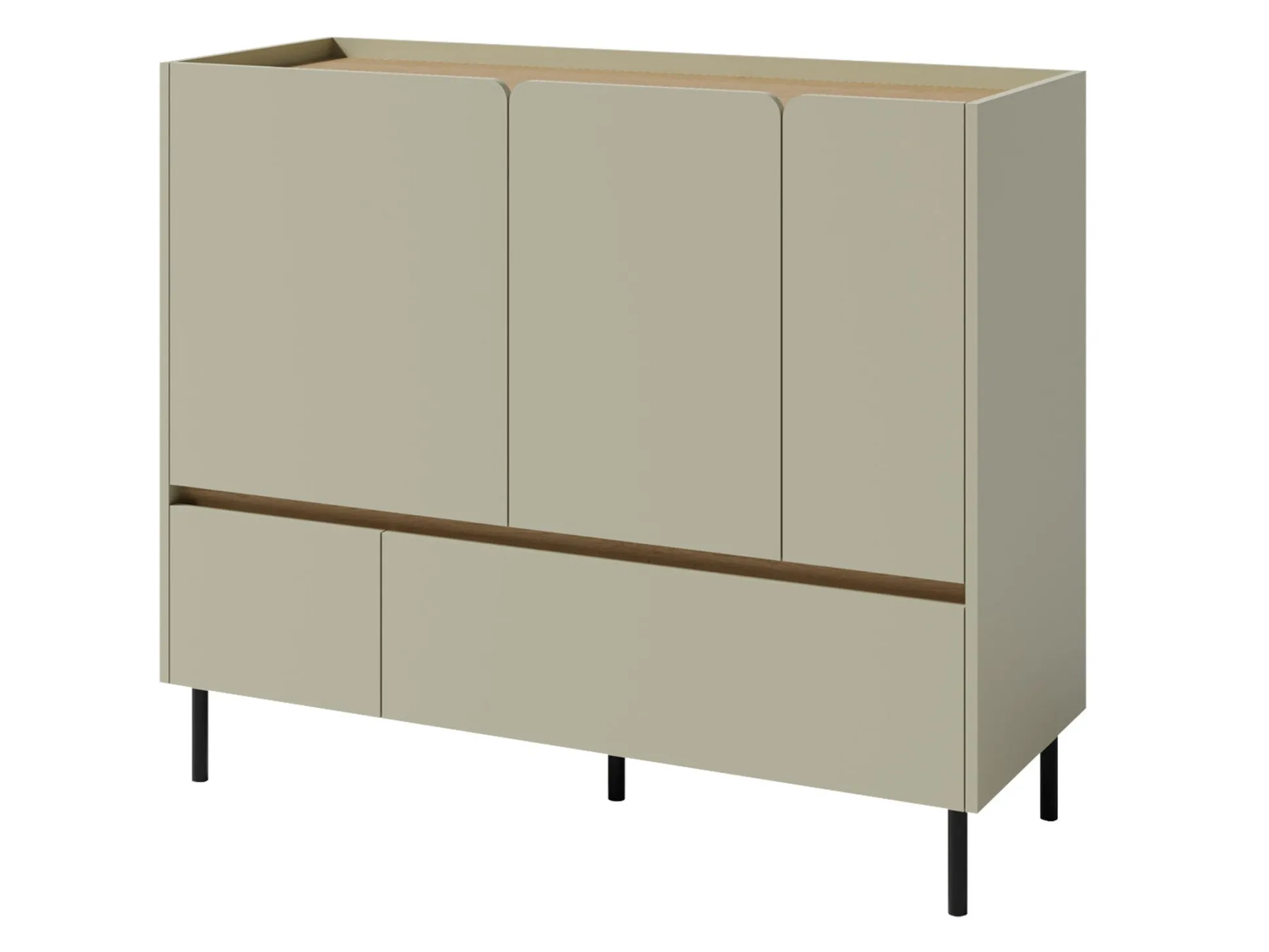 Kommode Fiosono 107 (Eukalyptus + Egetræ)