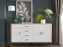 Kommode Flosora 121 (Hvid)