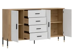 Kommode Flosora 121 (Hvid)