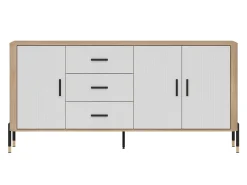 Kommode Flosora 115 (Hvid)