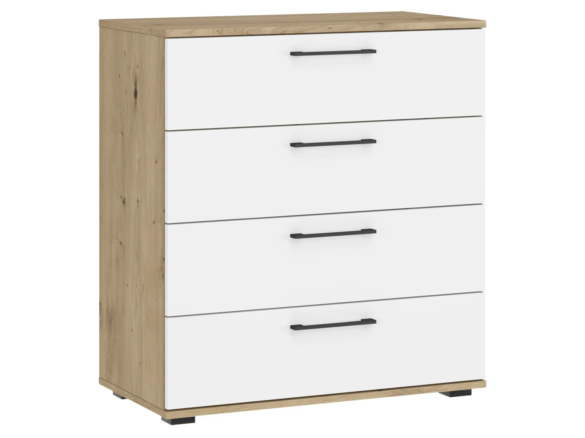 Kommode Houston 1976 (Hvid + Artisan eg)