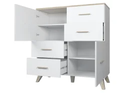 Kommode Larfloi 104 (Wotan eg + Sort)