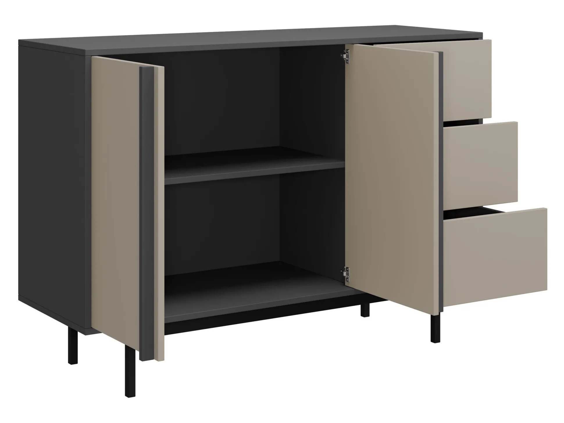 Kommode Levali 106 (Støvet grøn)