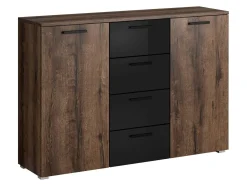 Kommode Levruvu 108 (Kloster eg + Sort)