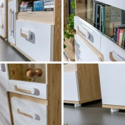 Kommode Levtala 108 (Antracit + Hvid)