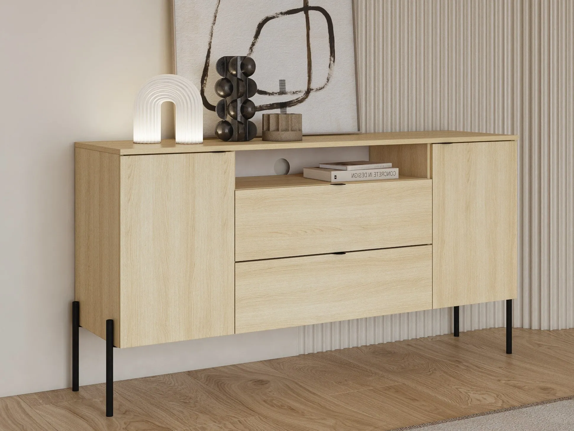 Kommode Levtenu 114 (Egetræ)