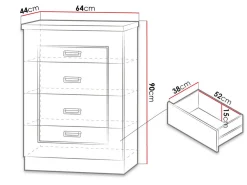 Kommode Lircava 103 (Lefkas eg)