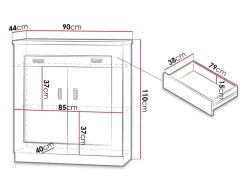 Kommode Lircava 101 (Lefkas eg)