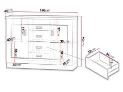 Kommode Lircava 104 (Lefkas eg)