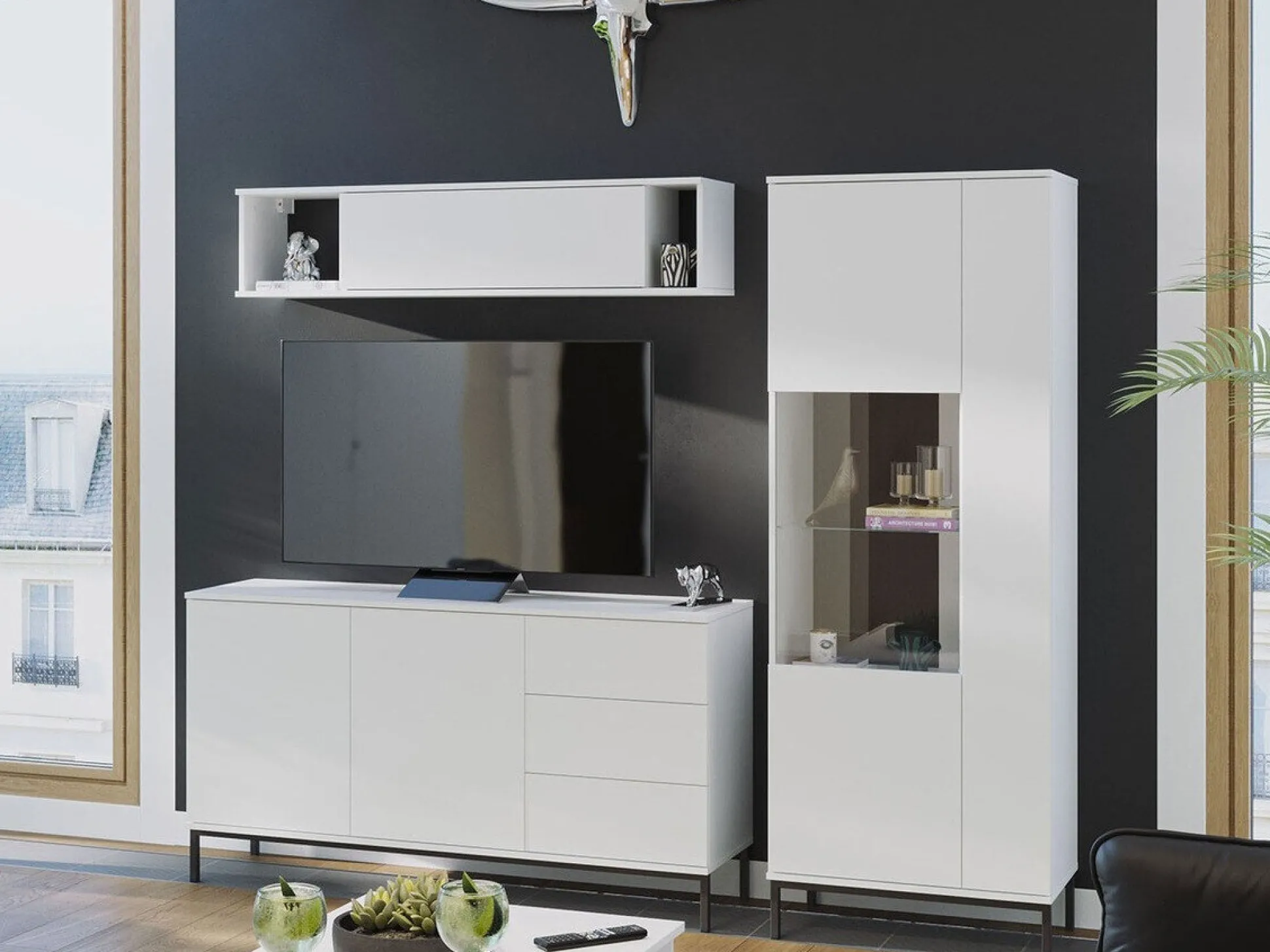 Kommode Lomsore 104 (Hvid)