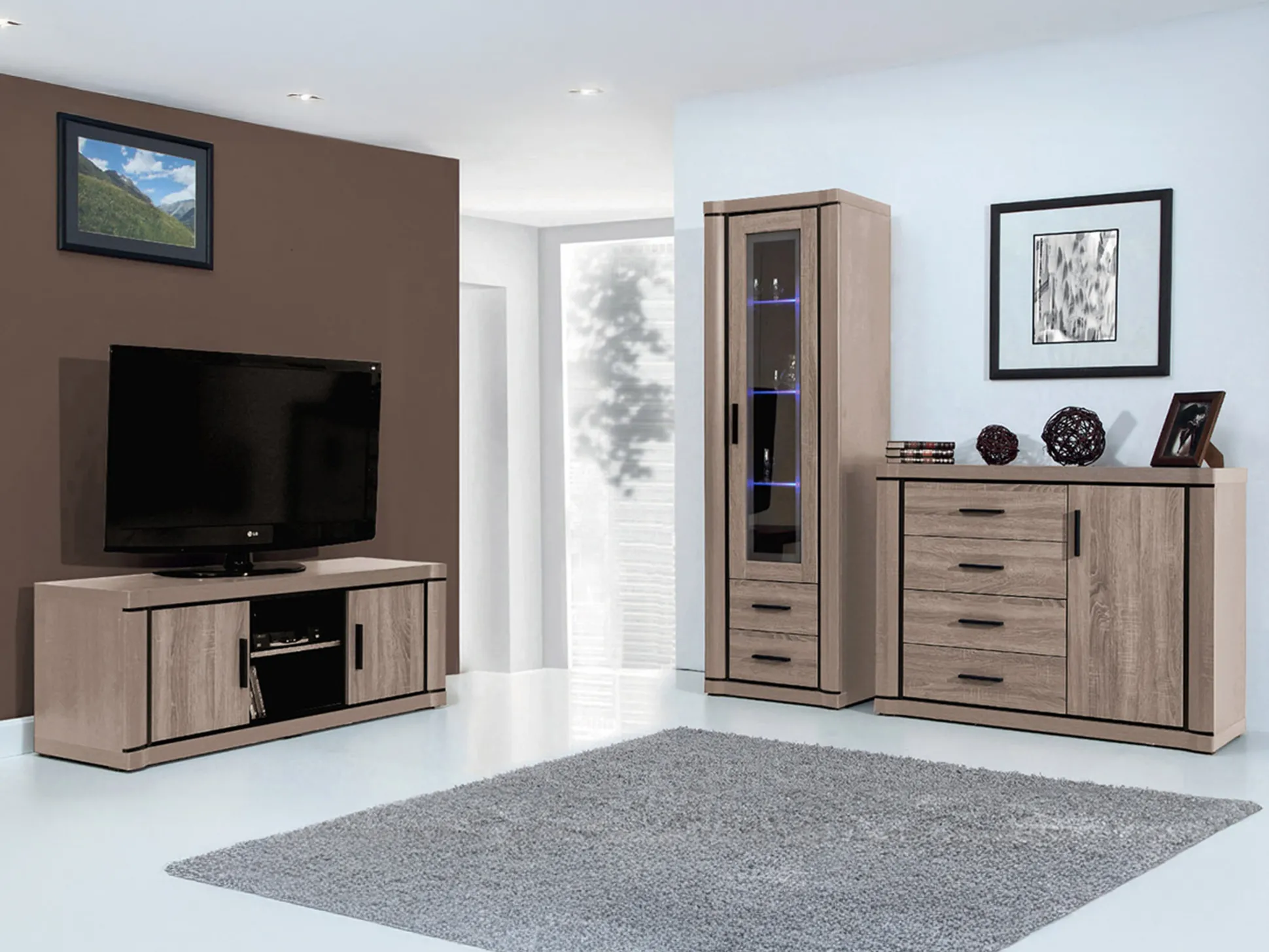 Kommode Lorelie 102 (Trøffel egetræ)