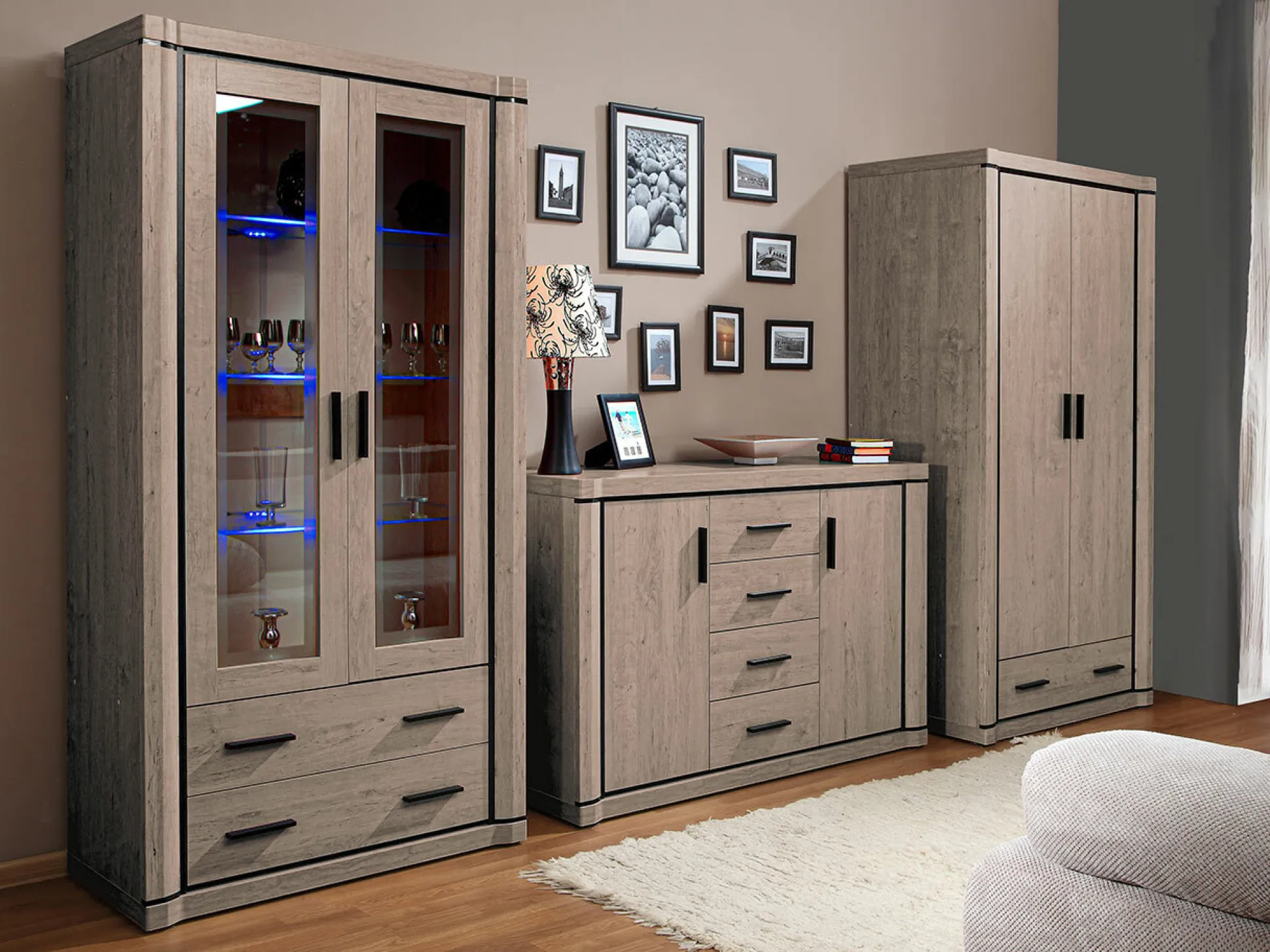 Kommode Lorelie 104 (Trøffel egetræ)