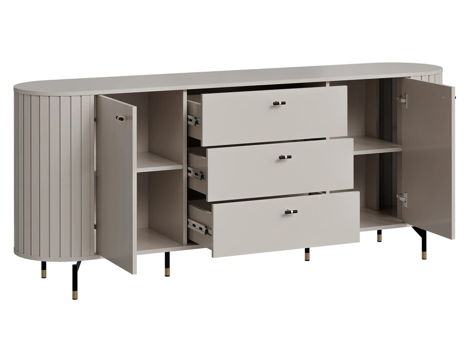 Kommode Novmono 103 (Sort)