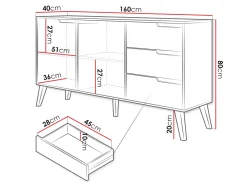 Kommode Otis (Kashmir)