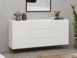 Kommode Revmiru 103 (Hvid + Wotan eg)