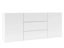 Kommode Revmiru 103 (Hvid + Wotan eg)