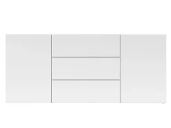 Kommode Revmiru 103 (Hvid + Wotan eg)