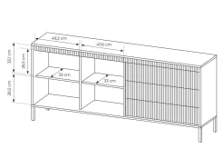 Kommode Romfele 102 (Beige)