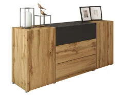 Kommode Sarasota 191 (Wotan eg + Grafit)