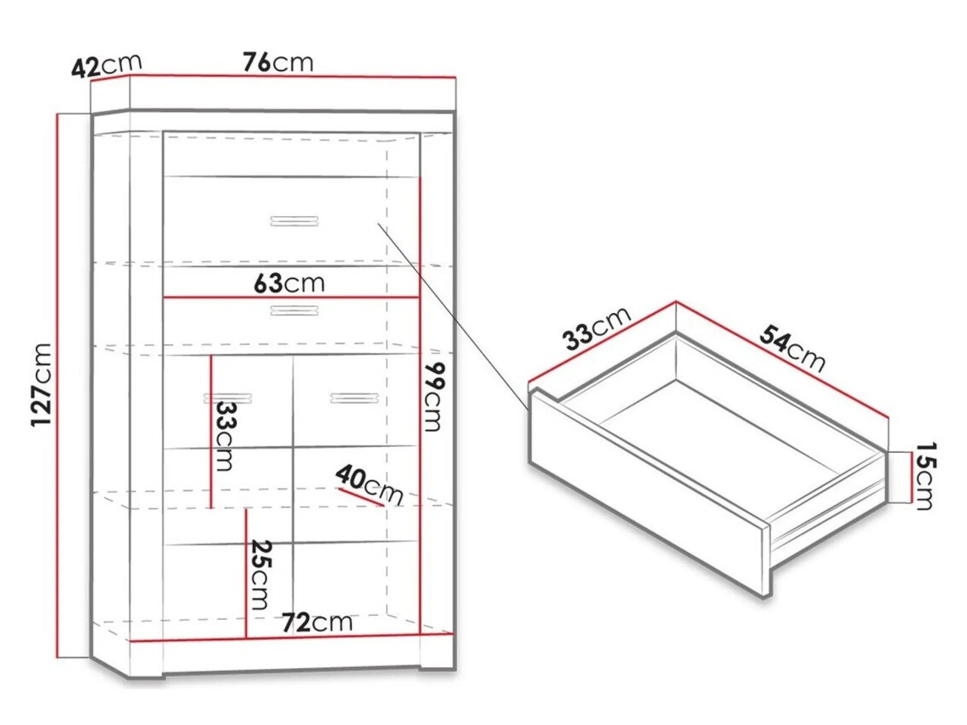 Kommode Serfeno 103 (Ask)