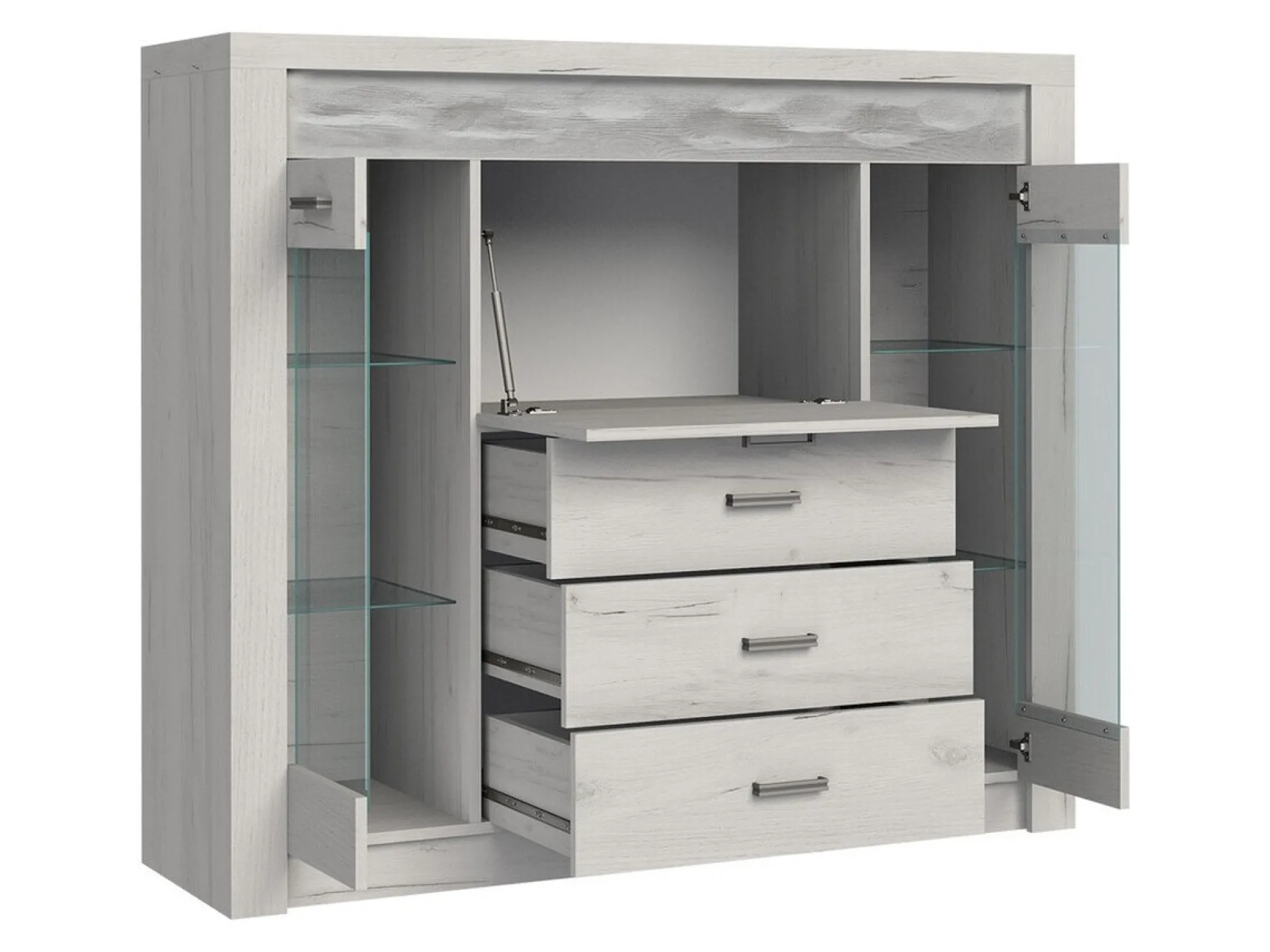 Kommode Serfeno 105 (Craft hvid)