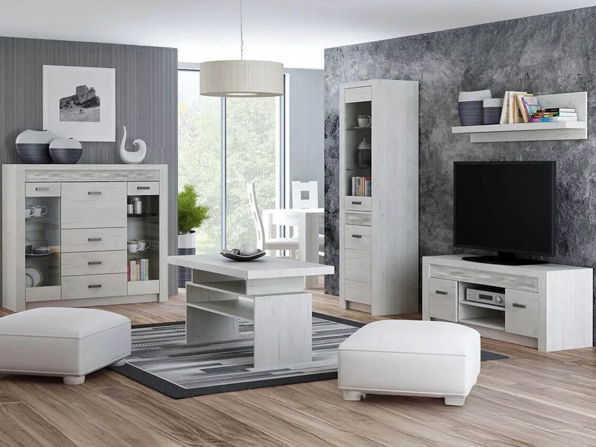 Kommode Serfeno 105 (Craft hvid)