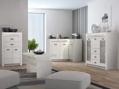 Kommode Serfeno 105 (Craft hvid)