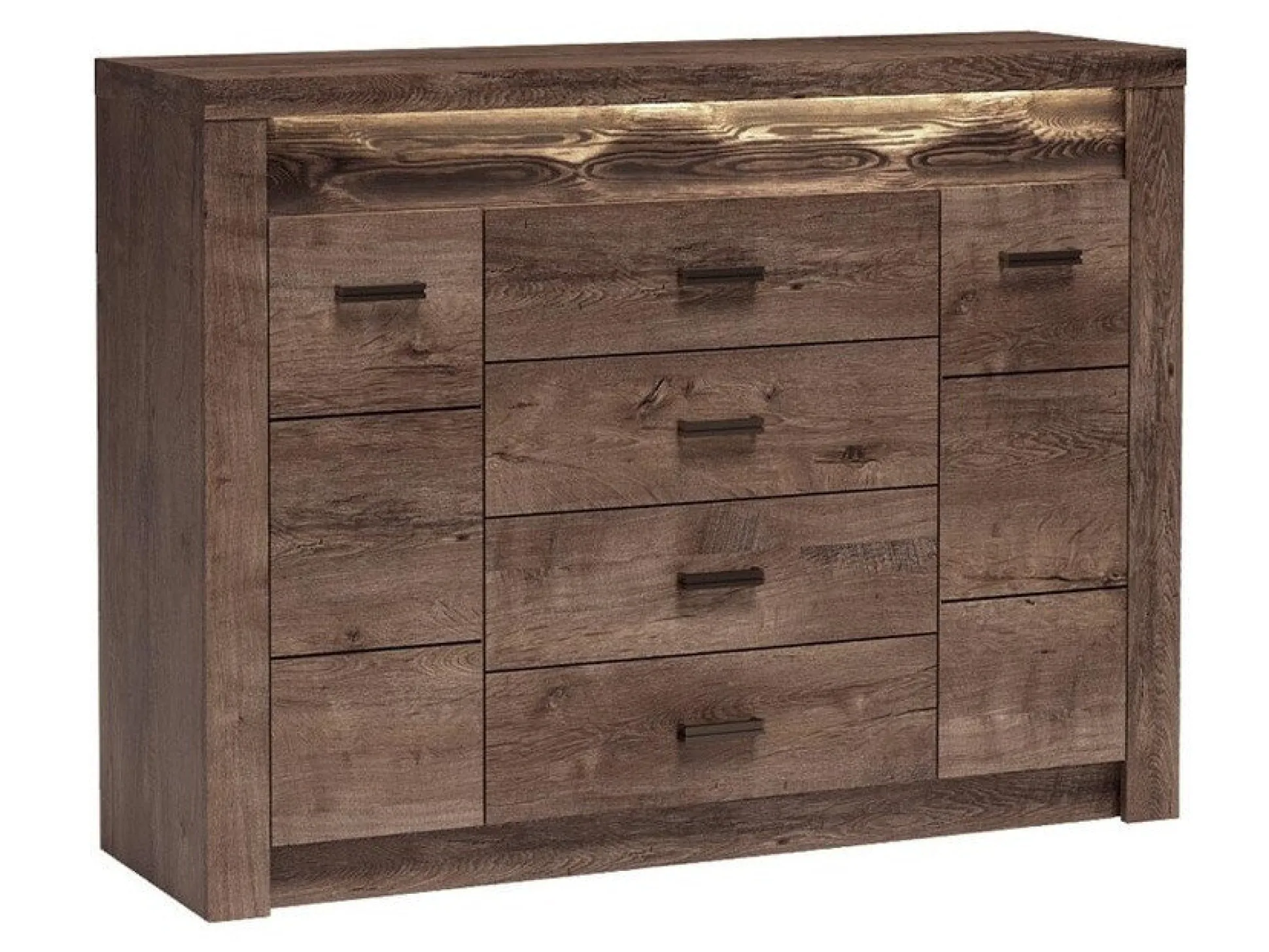 Kommode Serfeno 104 (Mørk aske)