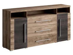 Kommode Sorciro 100 (Nød + Mørk eg)