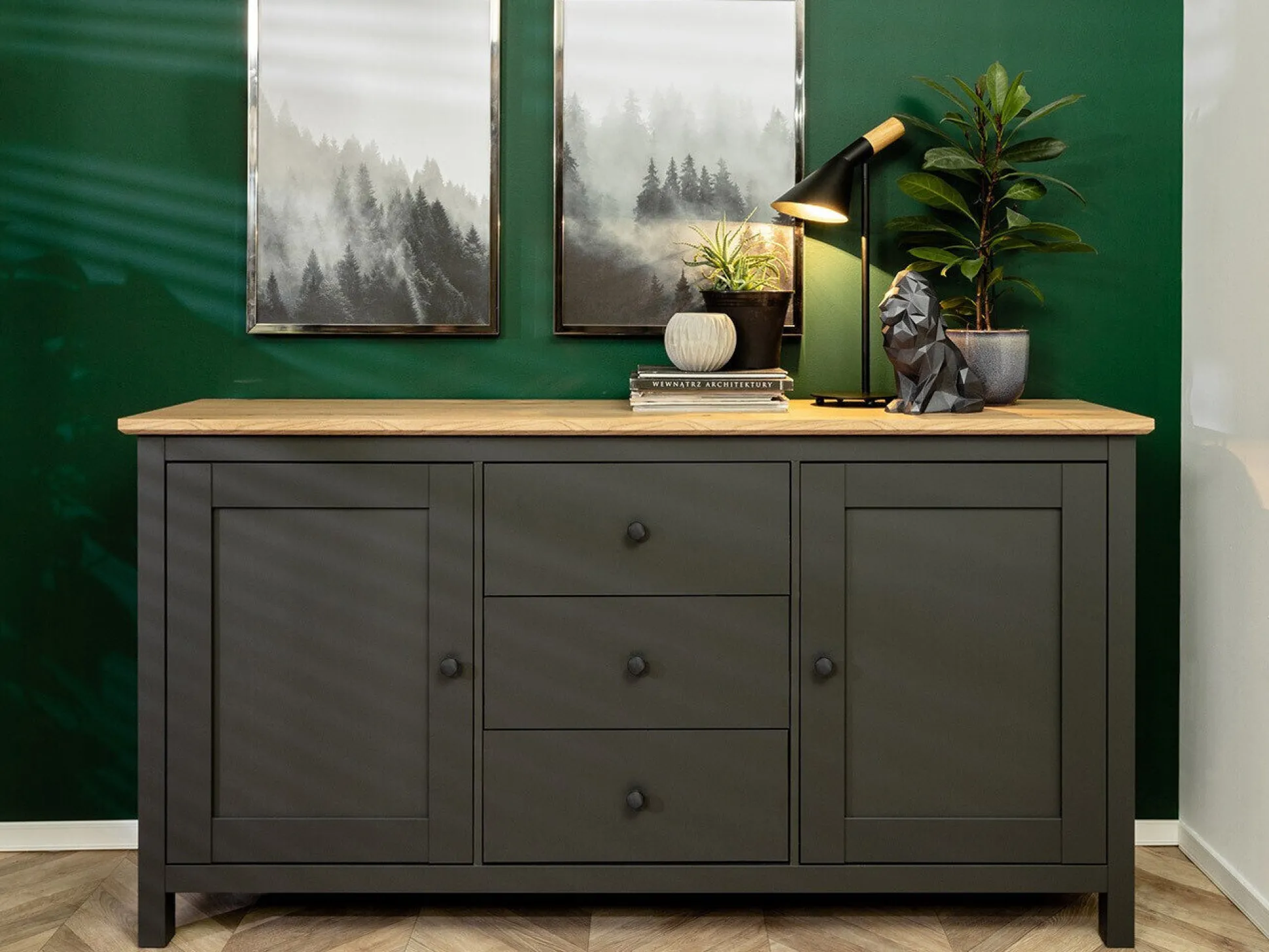 Kommode Sordoro 101 (Grafit + Artisan eg)