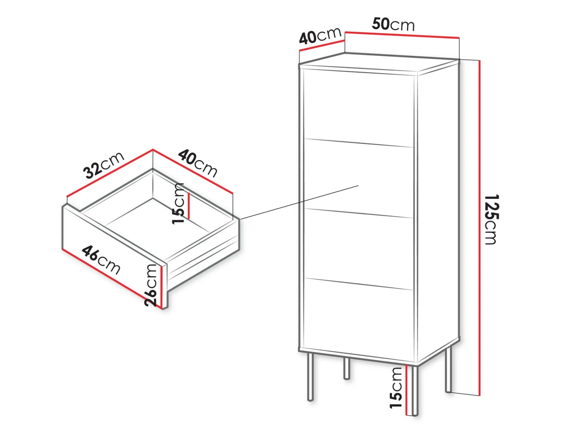 Kommode Tolete 102 (Beige)