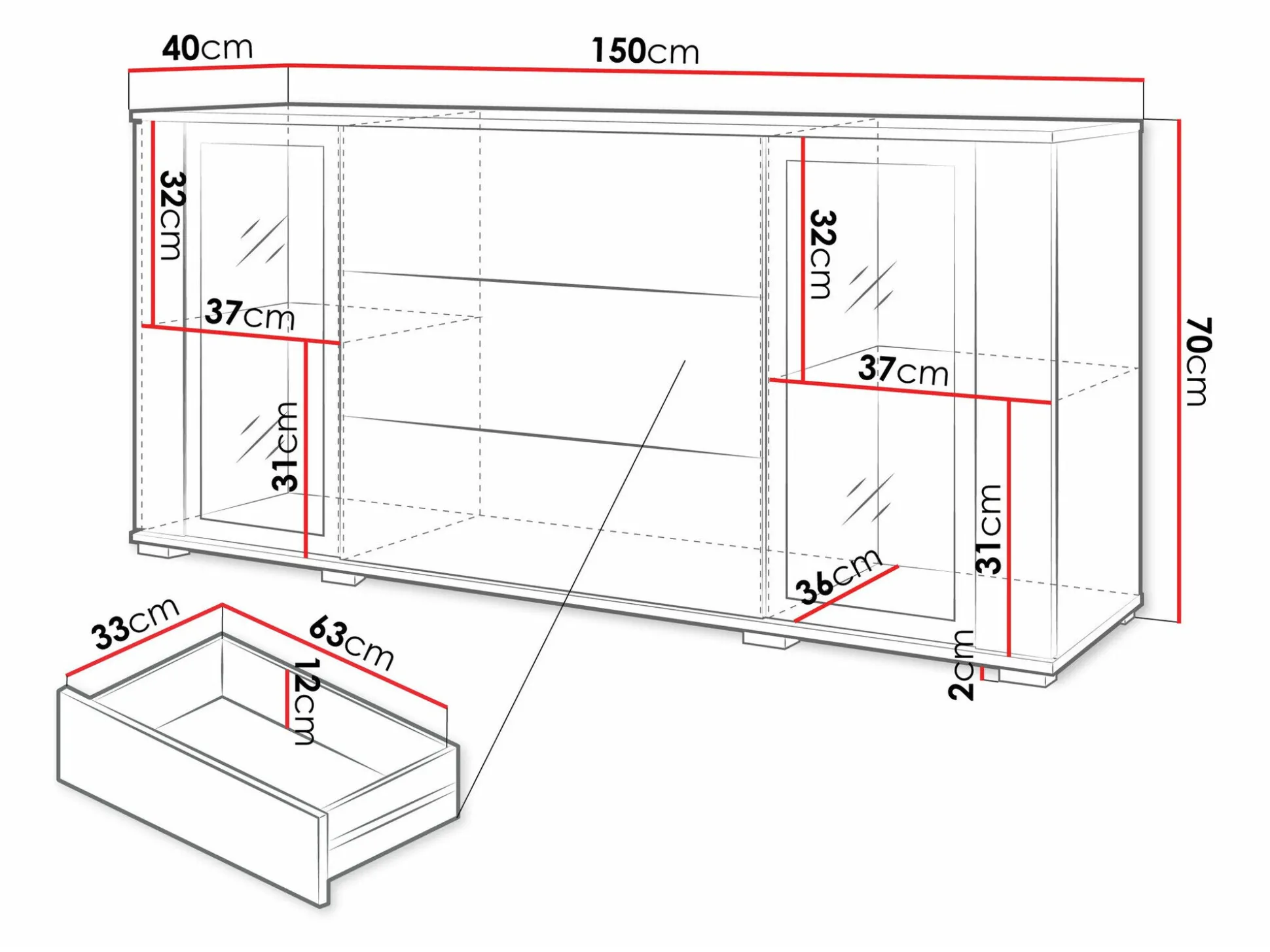 Kommode Torcame 101 (Wotan eg)