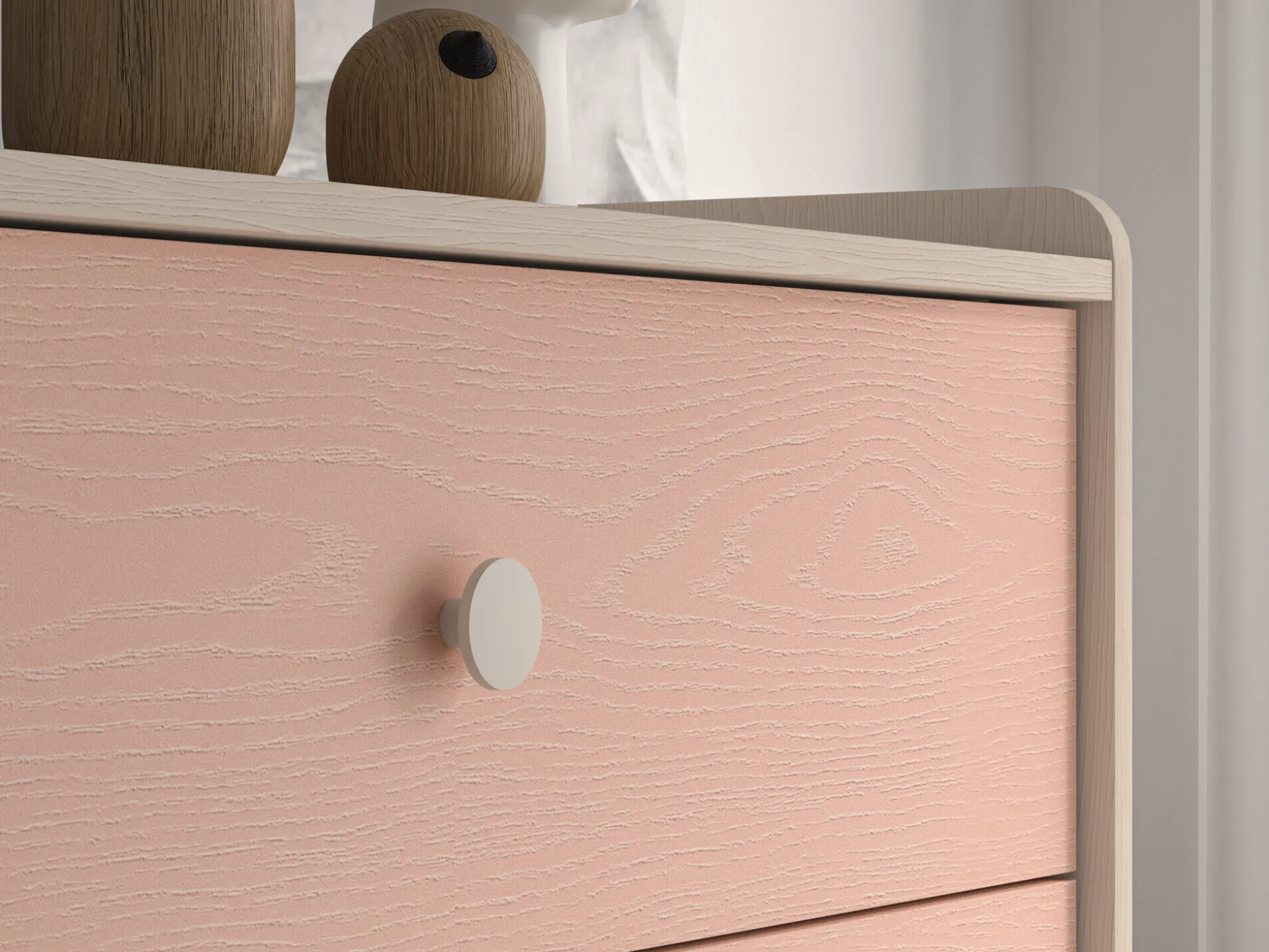 Kommode Tortoli 105 (Lyserød)