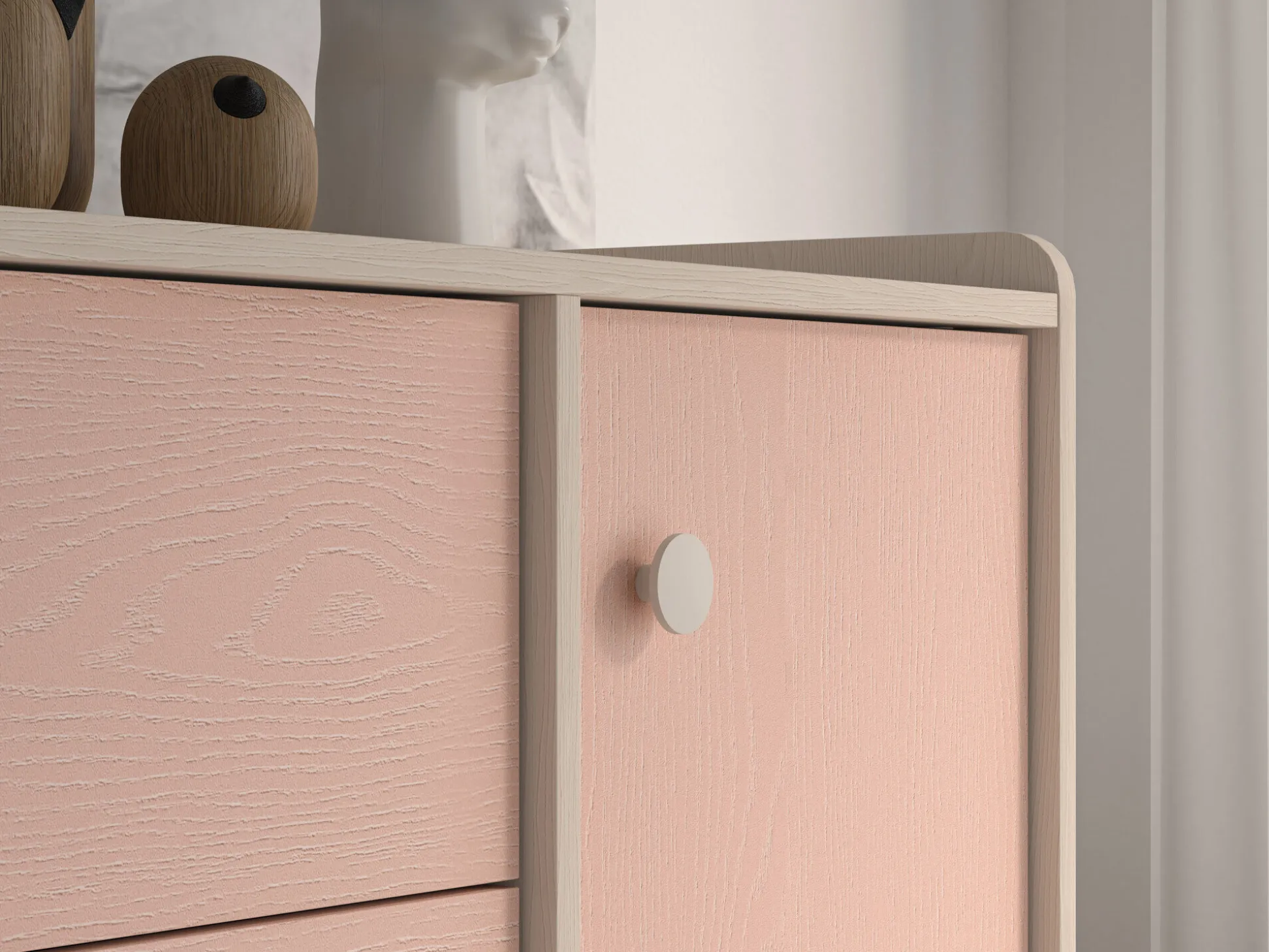 Kommode Tortoli 104 (Lyserød)