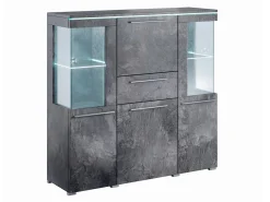 Kommode Torvire 115 (Mørk beton)