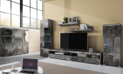 Kommode Torvire 115 (Mørk beton)