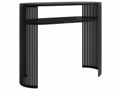 Konsolbord Civer (Sort + Sort marmor)