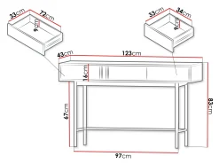 Konsolbord Levali 110 (Beige)