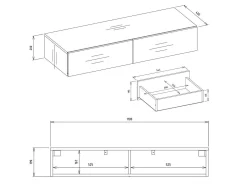 Konsolbord Mandeville 341 (Kashmir)