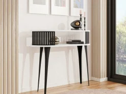 Konsolbord Vitum (Sort + Hvid)